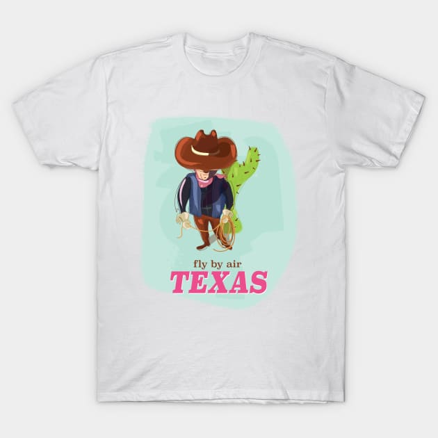 Texas Cowboy T-Shirt by nickemporium1